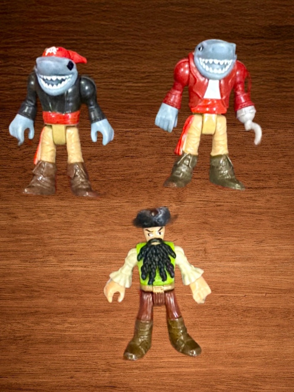 FISHER-PRICE IMAGINEXT BLIND BAGS PIRATES FIGURES. LOT OF 3